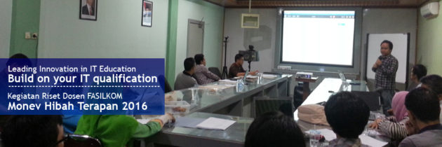 Monev Hibah Terapan FASILKOM