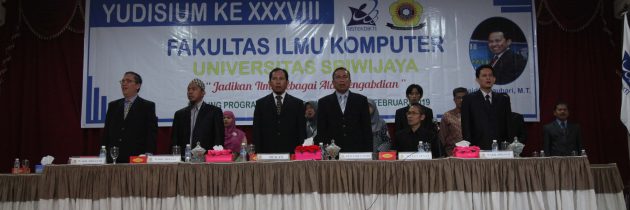 Yudisium Ke 38 Fakultas Ilmu Komputer Universitas Sriwijaya