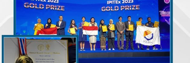 Mahasiswa UNSRI Meraih Gold Prize di Ajang IPITEx ThailandFebruari 2023