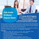 Program Campus Hiring sekaligus Rekruitmen IT Trainee BCA