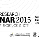 Annual Research Seminar Computer Science & ICT | 2015