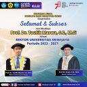 Selamat dan Sukses atas dilantiknya Prof. Dr. Taufik Marwa, S.E., M.SI Sebagai Rektor Universitas Sriwijaya 2023 -2027