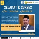 SELAMAT DAN SUKSES ATAS JABATAN AKADEMIK Assoc. Prof.Dr. M. Fachrurrozi, S.Si., M.T.  bidang keahlian  Pengolahan Citra.