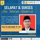 SELAMAT DAN SUKSES ATAS JABATAN AKADEMIK Assoc, Prof. Julian Supardi, S.Pd., M.T., Ph.D. bidang Teknik Informatika atau Pengenalan Pola