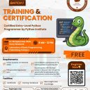 [OPEN REGISTRATION] Pelatihan & Sertifikasi Internasional Python