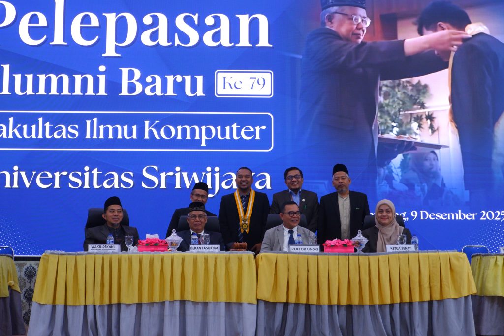 Pelepasan alumni baru program Magister, Sarjana dan Diploma ke-79 Fakultas lImu Komputer Universitas Sriwijaya