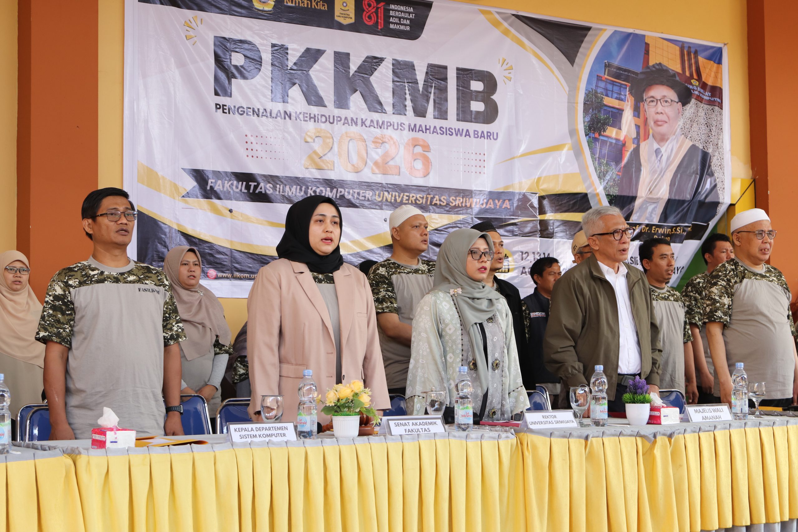 Kegiatan mahasiswa baru Fasilkom Unsri