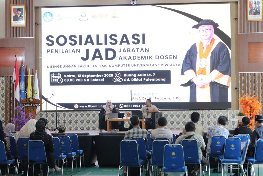 Sosialisasi Jabatan Akademik Dosen (JAD) Fasilkom Unsri untuk Mendukung Pengembangan Karier Akademik Dosen