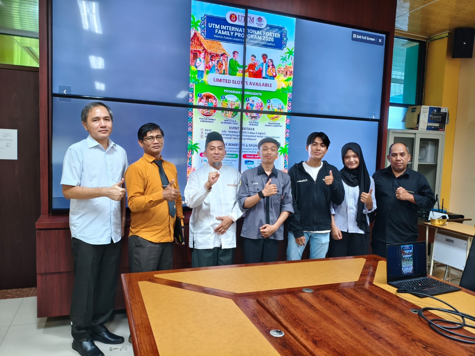 Mahasiswa Fasilkom Unsri mengikuti program internasional