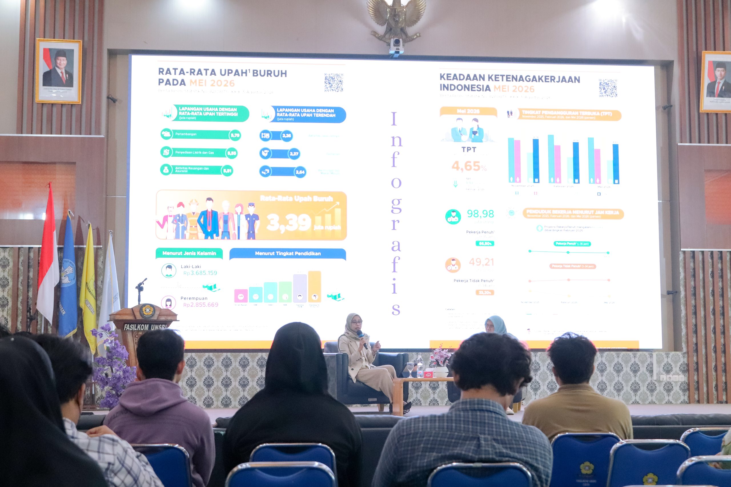 Kegiatan Pelatihan Softskill Calon Alumni Fasilkom Unsri